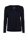 Majestic Women's Soft Touch Heathered Tee In Marine