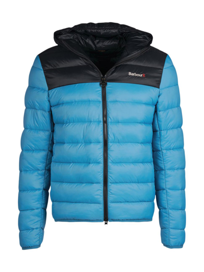 Barbour Kendle Baffle Puffer Jacket In Blue