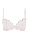 Agent Provocateur Lorna Party Plunge Underwire Bra In Baby Pink