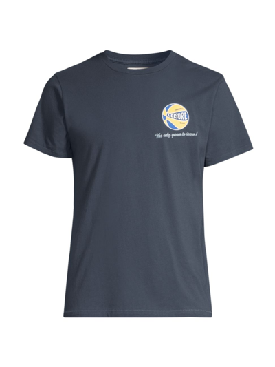 Pasadena Leisure Club Only Short-sleeve T-shirt In Navy
