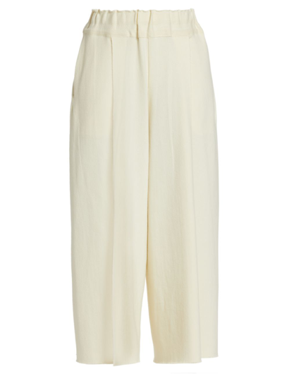 ISSEY MIYAKE WOMEN'S CAMPAGNE WIDE-LEG PANTS