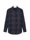 Bugatchi Men's Ooohcotton Tech Long-sleeve Shirt In Graphite