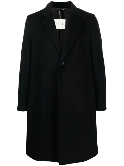 Mackintosh New Stanley Wool-cashmere Coat In Blue