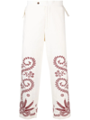 BODE PILEA STRAIGHT-LEG TROUSERS