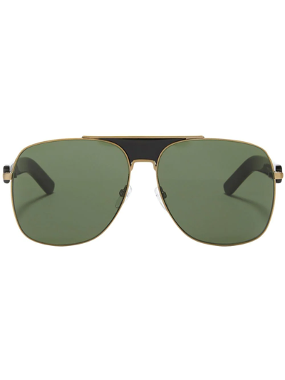 Palm Angels Bay Pilot-frame Sunglasses In Multi-colored