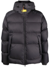 Parajumpers Padded Hooded Jacket In Black