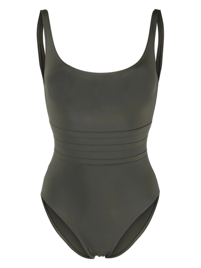 Eres Panelled-waist Swimsuit In Grün