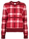 BARRIE CHECK-PATTERN CASHMERE JUMPER
