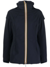 K-way R&d Zip-up Lightweight Jacket In Blue
