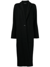 Lisa Yang Single-breasted Fitted Coat In Black