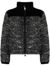 Moncler Girotte Down Puffer Jacket In Schwarz