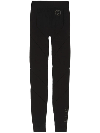 Gucci Logo-print Track Trousers In Black