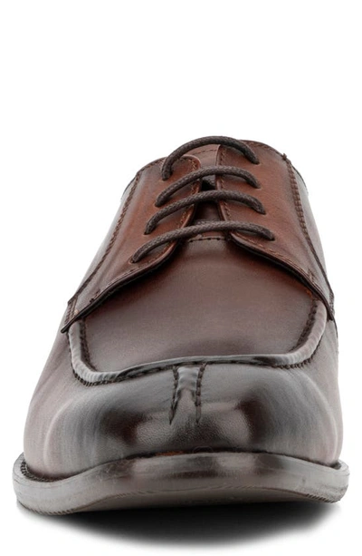 Vintage Foundry Morris Apron Toe Leather Derby In Brown
