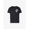 Ps By Paul Smith Skull-print Organic-cotton Jersey T-shirt In Black
