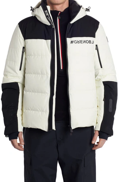 Moncler Montmiral Colorblock Waterproof Gore–tex® Infiinium™ Down Jacket In White