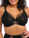 Elomi Kintai Full Coverage Mesh Underwire Bra In Black