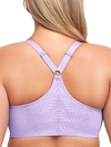 Glamorise Wonderwire Front Close T-back Bra In Soft Lilac