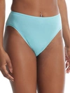 Hanky Panky Supima Cotton Hi-cut Brief In Mineral Blue