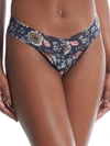 Hanky Panky Floral Print Supima® Cotton Low Rise Thong In Hampton Court Garden
