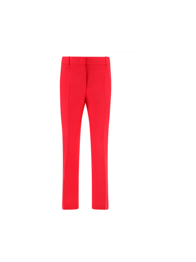 Valentino Pants In Dark Magenta