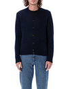 Aspesi Wool Cardigan In Navy
