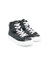 GIVENCHY BANDANA-PRINT HIGH-TOP SNEAKERS