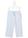 TOMMY HILFIGER JUNIOR LOGO-PATCH DRAWSTRING TROUSERS