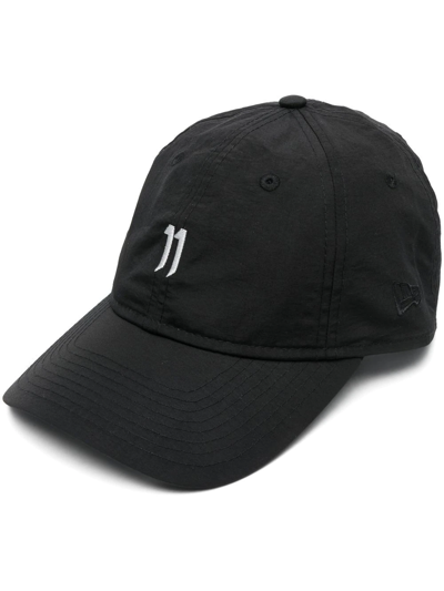 11 By Boris Bidjan Saberi X New Era Embroidered Cap In Black