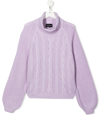 EMPORIO ARMANI CABLE-KNIT ROLLNECK SWEATER