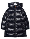 Save The Duck Teen Black Millie Hooded Quilted Coat