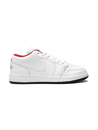 Jordan Kids' Air  1 Low Sneakers In White/black/gym Red