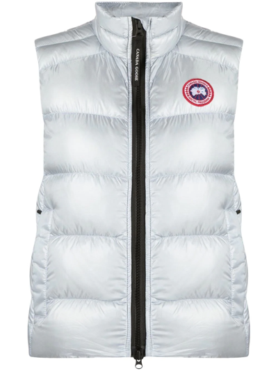 Canada Goose Cypress Padded Gilet In Bianco