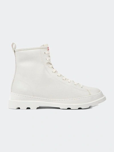 Camper Ankle Boots Men  Brutus In White