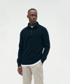 NAADAM SIGNATURE CASHMERE LONG SLEEVE POLO