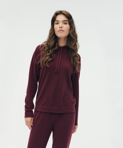 Naadam The Essential Cashmere Hoodie In Merlot