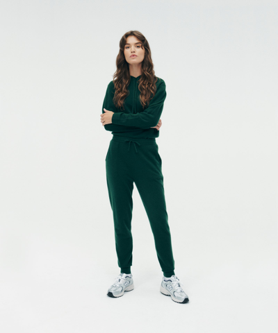 Naadam The Essential Cashmere Sweatpants In Dark Green