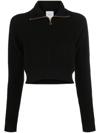 PATOU PATOU WOMEN'S  BLACK OTHER MATERIALS SWEATER