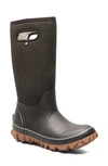 Bogs Whiteout Faded Waterproof Boot In Black