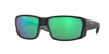 Costa Del Mar Tuna Alley Pro Green Mirror Polarized Glass Mens Sunglasses 6s9105 910502 60 In Black / Green