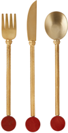 NATALIA CRIADO GOLD STONE CUTLERY SET