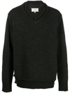 MAISON MARGIELA ELBOW-PATCH KNITTED JUMPER