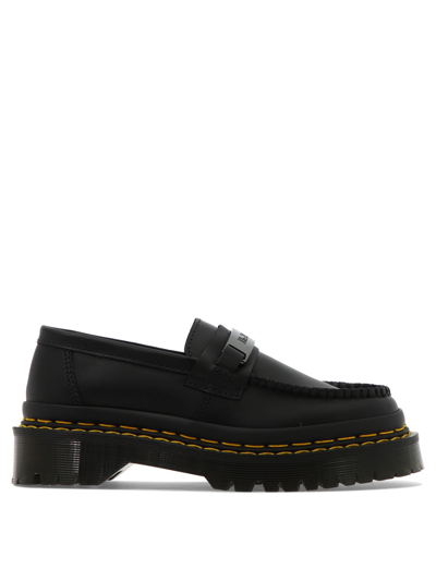 Dr. Martens Penton Bex Double Stitch Leather Loafers Shoes In Black ...