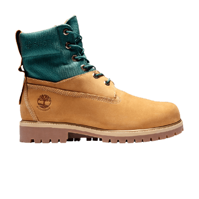 Pre-owned Timberland 6 Inch Treadlight Waterproof Rebotl 'wheat Green' In Brown