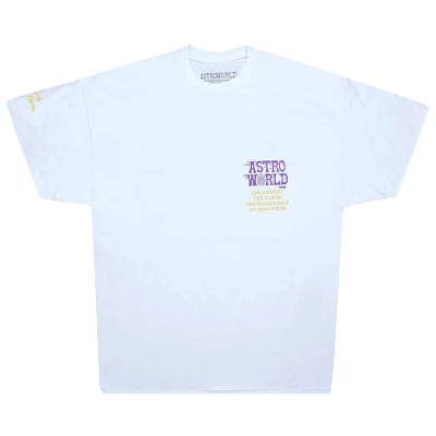 Pre-owned Travis Scott Astroworld La Exclusive T-shirt 'white'