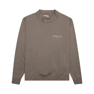 Pre-owned Essentials Fear Of God  Pullover Mockneck 'taupe' In Tan