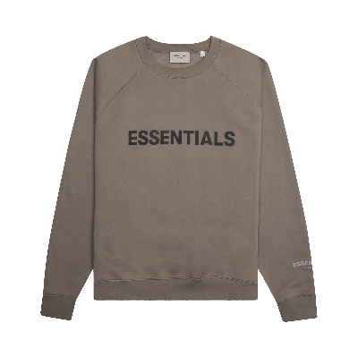 Pre-owned Essentials Fear Of God  Pullover Crewneck 'taupe' In Tan