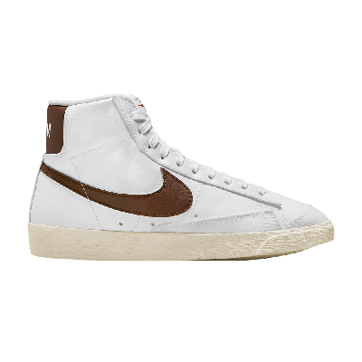 Pre-owned Nike Wmns Blazer Mid '77 Next Nature 'cacao Wow' In White