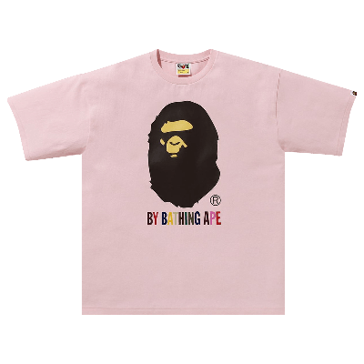 Pre-owned Bape Colors By Bathing Ape Relaxed Fit Tee 'sax' In Pink