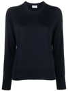 Filippa K Merino Round Neck Sweater In Blau