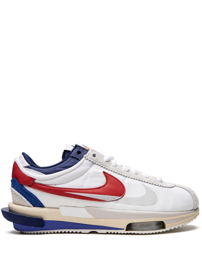 Nike Sacai Zoom Cortez Sp Sneakers In White
